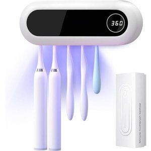 Toothbrush Sanitizer -  UVToothbrush Sanitizer and Holder - 5 Toothbrush Slots